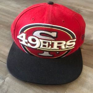 EUC New Era NFL SF 49ers Snapback hat size S/M